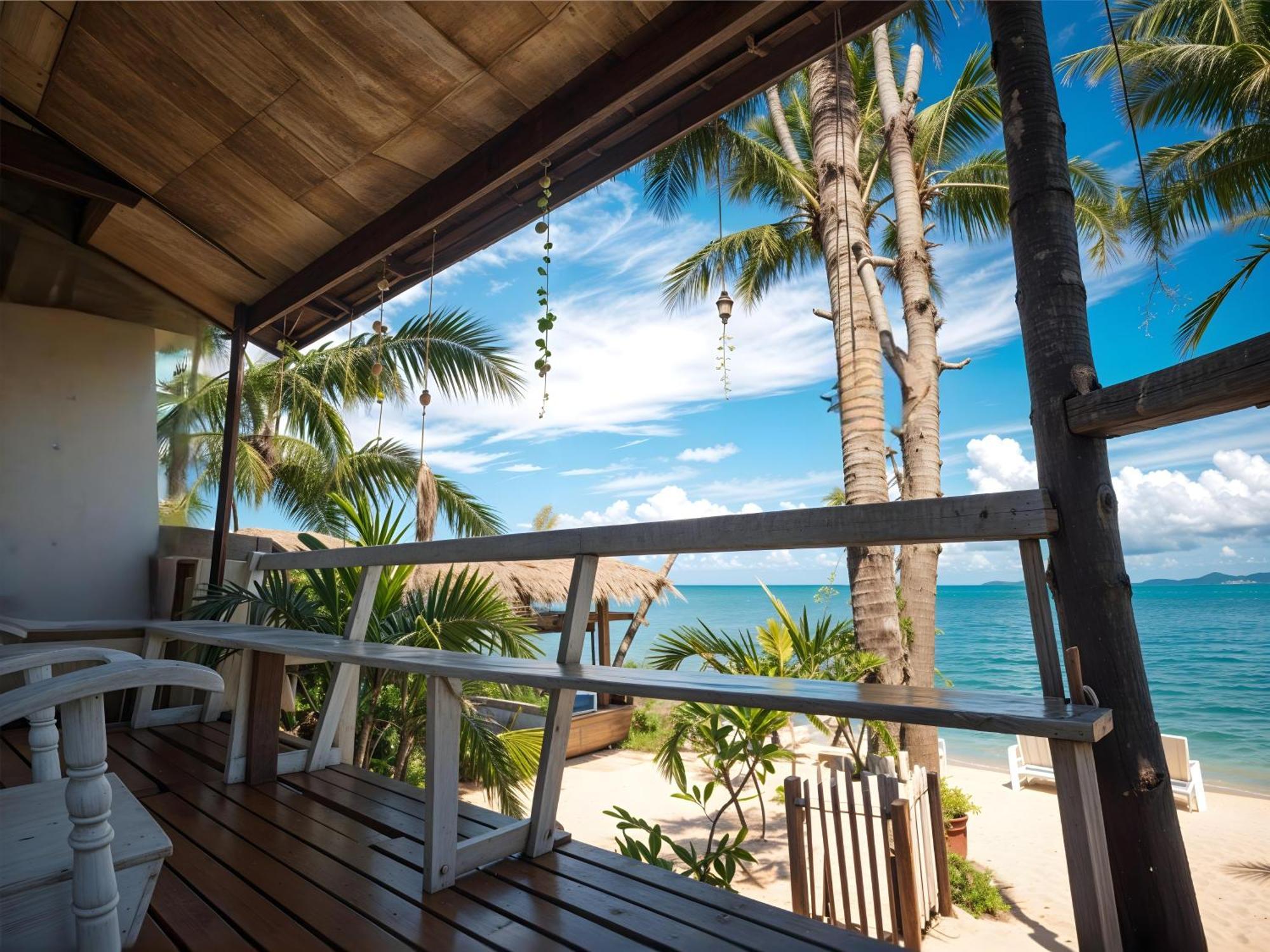 A Little Bungalows By Beach Amphoe Koksamui Exterior foto